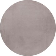 Ayyildiz, Kusový koberec Pouffy 5100 Beige kruh, 120x120 (priemer) kruh, béžová, obývacia izba