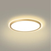 Brilagi - LED kúpeľňové svietidlo ULTRA SLIM LED/18W/230V priemer 30 cm zlaté IP54