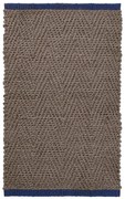Hnedý jutový koberec 50x80 cm Notes – Mette Ditmer Denmark