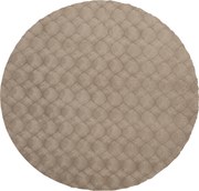 Kusový koberec Diamond Cut 800 Taupe kruh, 120x120 (priemer) kruh, hnedá, obývacia izba, Obsession