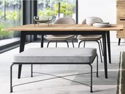 Rozkladací jedálenský stôl Nordi 140x80 cm, dub artisan%