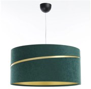 Luster na lanku SWING 1xE27/60W/230V zelená/zlatá