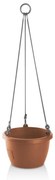 Gardenico Samozavlažovací závesný kvetináč Marina terakota, pr. 30 cm, pr. 30 cm