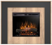 Elektrický krb Zuni 23 dub/cierny