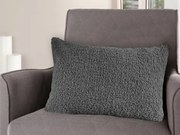 Dekoračný vankúš Rabbit Teddy 50x70 cm, antracitový%