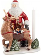 Christmas Toys Memory svietnik Santa so sobom, 30 cm, Villeroy & Boch