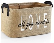 Úložný košík z juty 30x22x30 cm – Mioli Decor
