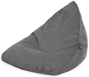 Sedací vak Bermudy SAKO oceľový plyš