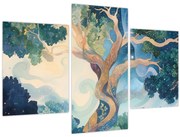 Obraz – Vesmírny strom (90x60 cm)