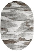 Koberec Ponte N282A sivý ovál