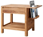 PROXIMA.store - Masívny dubový stolík na noviny - GIALO FARBA: dub