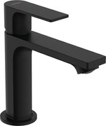Hansgrohe Rebris E, umývadlová batéria 110 s kovovou odtokovou súpravou s tiahlom, CoolStart, čierna matná, HAN-72551670