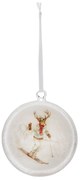 Sklenená ozdoba s jeleňom - ​​10 * 2 * 11 cm