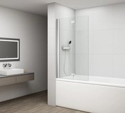 Polysan Polysan, ROTA vaňová zástena skladacia 900mm, číre sklo, FA900