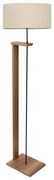 Stojacia lampa AYD 1xE27/40W/230V hnedá/béžová