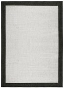 Hanse Home, Kusový koberec Twin-Wendeteppiche 103105 creme schwarz – na von aj na doma, 80x150, čiernobiela, chodba / predsieň