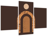 Obraz - Oranžové oblúky N⁰3 (90x60 cm)