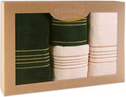 BAVLNENÉ UTERÁKY TIWANO SADA 2 KS 50X90 CM, 2 KS 70X140 CM VIACFAREBNÁ