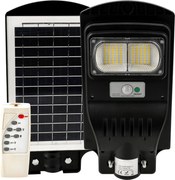 BERGE Solárna pouličná LED lampa MARAKESZ - 30W - PIR