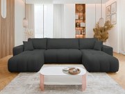 Rohová sedacia súprava U Lorew U (antracit)