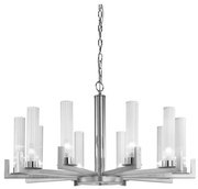 Kolarz 6009.81050 - Luster na reťazi RAGGIO 10xE14/25W/230V striebro