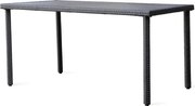 Obdĺžnikový záhradný stôl Alford 150x90 cm, černý%