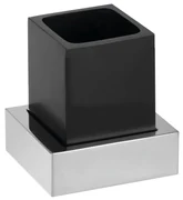 Sapho Sapho, X-STEEL pohár na postavenie, čierna, XS105B