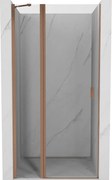 Mexen MIST, 1-krídlové sprchové dvere (1d+1s) 70x200 cm, 6mm číre sklo, medený profil, 8A4-070-000-65-00