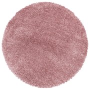 Ružový okrúhly koberec ø 160 cm Fluffy – Ayyildiz Carpets