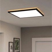 Eglo 901457 -LED St. kúpeľ. svietidlo ROVITO-R 17W/230V 50x50 cm IP44 čierna + DO