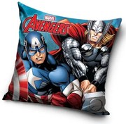 Carbotex Obliečka na vankúšik Avengers Kapitán Amerika a Thor, 40 x 40 cm