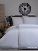 Hotelový povlak na prikrývku 200 x 200 cm - prúžok 4 mm