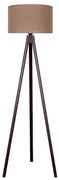 Duolla - Stojacia lampa 1xE27/60W/230V pr. 44 cm hnedá/wenge