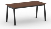 Rokovací kancelársky stôl PRIMO BASIC, 160x80 cm, čierna podnož, čerešňa