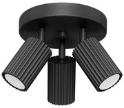 Čierne bodové svietidlo Gleam – Sollux