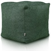 Taburetka Boucle tmavozelená