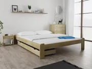 Posteľ Ada 140 x 200 cm, borovica Rošt: S latkovým roštom, Matrac: Matrac Somnia 18 cm