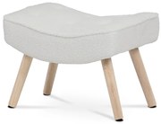 Autronic BONTEC Podnožka, sivá látka, AK-309P GREY2 Farba: Biela