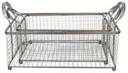 2 drôtené koše - 58 * 35 * 25 cm