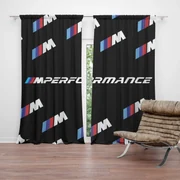 Sablio Záves MPERFORMANCE čierny vzor: 2ks 140x250cm