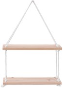 Tutumi Tutumi, kovová nástenná polica 30 x 40 x 10 cm JZWJ04, biela, HOM-02806