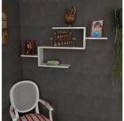 Nástenná polica TWIST 49,4x104 cm biela