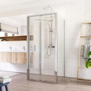 Mereo Mereo, Sprchový kút, LIMA, chróm ALU, sklo číre, MER-CK86223K