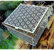 drevená krabička Ozdoby z dreva a plastu, Vianočné a Veľkonočné ozdoby, drevené doplnky PR0003-Drevená krabička HEU-