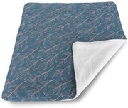 Sablio Deka pre bábätko Ružové maľované lístky - 80x100 cm