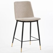 ROSSI BAR LIGHT BROWN ČALÚNENÁ BAROVÁ STOLIČKA brown