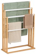 Stojan na uteráky Relaxdays bambus 6 tyčí RD46298