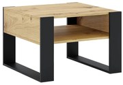 Konferenčný stolík Corosta 2 (dub artisan + čierna) . Vlastná spoľahlivá doprava až k Vám domov. 1097158