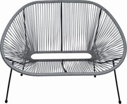 Záhradná lavička ACAPULCO - šedá