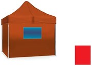 Bestent Stena k stanu - 3m červená s oknom SQ/ HQ/ EXQ